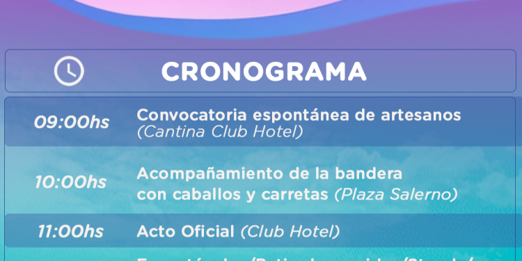 El Día de la Bandera se celebrará en el Club Hotel de la Ventana  Con el predio del Club Hotel de la Ventana como escenario principal y donde se encuentra el mástil más alto de la Provincia de Buenos Aires, el viernes 20 se llevará adelante el Acto Oficial por el Día de la Bandera.