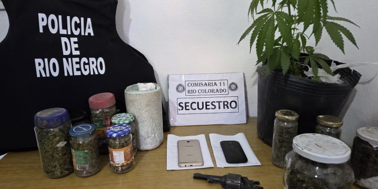 RIO COLORADO: Allanamientos simultáneos positivos en tres viviendas de la ciudad