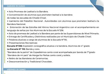 CHOELE CHOEL: Festejamos el Dia de la Bandera