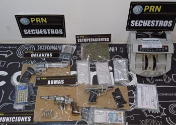 GENERAL ROCA: La policía secuestro drogas y armas en Roca, tras una denuncia al 080O-DROGRAS