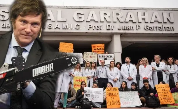 Médicos del Hospital Garrahan denuncian que el Gobierno amenazó a residentes para que levanten el paro