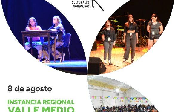 LUIS BELTRAN: ENCUENTROS CULTURALES RIONEGRINOS 2025 La instancia regional Valle Medio de los ECRN se celebra este año en la localidad de Luis Beltran, en la que más de 320 jóvenes buscarán su lugar para lo que serán las finales provinciales en Las Grutas.