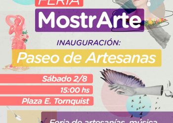 TORNQUIST: Inauguración de la Feria Mostrarte en Plaza E. Tornquist