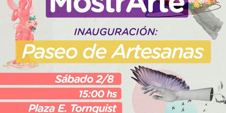 TORNQUIST: Inauguración de la Feria Mostrarte en Plaza E. Tornquist
