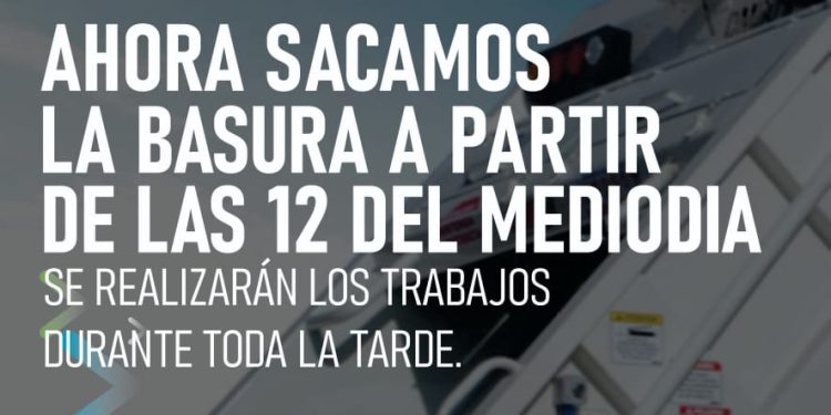 CHOELE CHOEL: RECOLECCIÓN DE RESIDUOS  NUEVO HORARIO DE INVIERNO