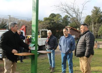 VILLA VENTANA: La CELT instaló dos tótems de conectividad