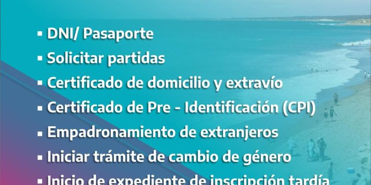 El Registro de las Personas brindará atención itinerante en Tornquist y Sierra de la Ventana  El Registro Provincial de las Personas brindará atención itinerante, la semana próxima en el distrito de Tornquist.