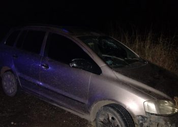 Un vehículo despistó  anoche en la zona de Chacras de Paso Piedra en jurisdicción de Choele Choel.