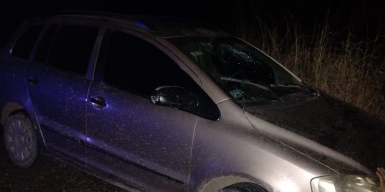 Un vehículo despistó  anoche en la zona de Chacras de Paso Piedra en jurisdicción de Choele Choel.  El incidente vial ocurrió minutos antes de las 22 horas a un kilómetro de la intersección con ruta nacional 250.
