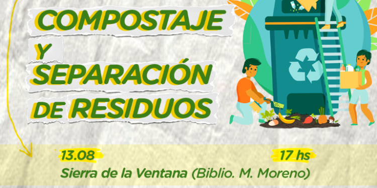 COMARCA SERRANA: La Subsecretaría de Ambiente y Desarrollo Sostenible lanza un nuevo ciclo de charlas sobre separación de residuos y compostaje  Con el objetivo de avanzar hacia el cierre definitivo del basural de Sierra de la Ventana -Saldungaray y promover prácticas responsables en la gestión de residuos, Tornquist Municipio, a través de la Subsecretaría de Ambiente y Desarrollo Sostenible, impulsa un ciclo de charlas abiertas y gratuitas sobre separación de residuos y compostaje.
