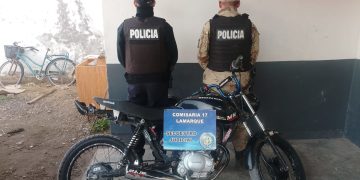 LAMARQUE: Secuestran moto con motor “limado”