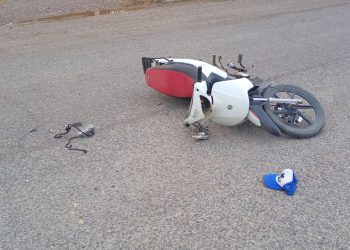 LUIS BELTRAN: Un  hombre de 53 años de edad resultó con lesiones de carácter grave tras caerse con su moto