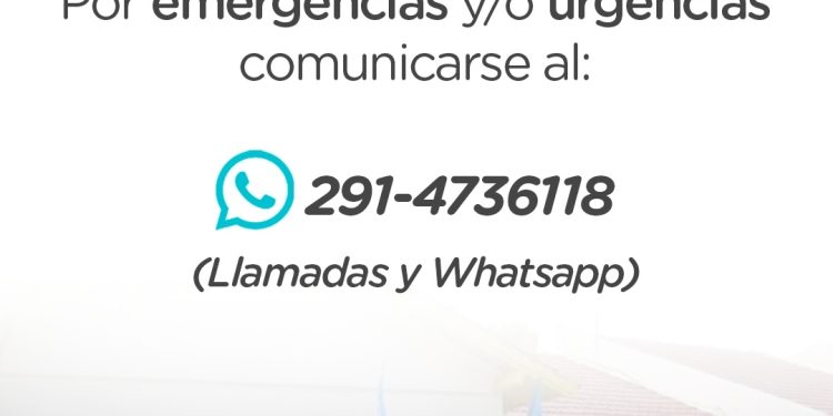SALDUNGARAY: Nueva línea para comunicarse con la Unidad Sanitaria  La Secretaría de Salud informa que, fue incorporada una nueva línea telefónica a la Unidad Sanitaria ‘Dr. Luis Agote’ de Saldungaray.