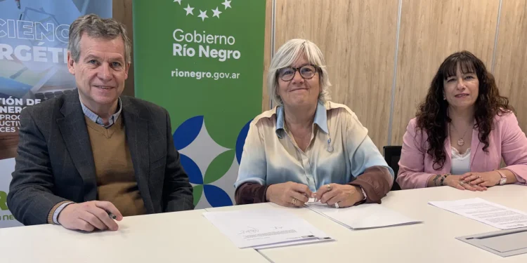 Río Negro y la UNCO firmaron convenio para capacitar instaladores solares  La Secretaría de Energía y Ambiente de Río Negro y la Universidad Nacional del Comahue formalizaron el lanzamiento de la capacitación para instaladores solares de más de 10 kilovatios, tras la firma de un convenio específico en Cipolletti.