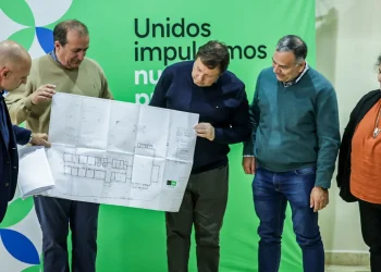 LUIS BELTRAN: Nuevo edificio escolar y repavimentación de calles