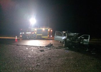 Ruta Nacional 250: Siniestro vial sobre la Ruta Nacional 250 a la altura del kilómetro 278, jurisdicción del Destacamento Vial Pomona