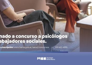 BAHIA BLANCA: Llamado a concurso a psicólogos y trabajadores sociales