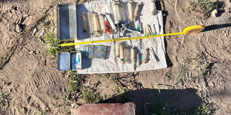 RIO COLORADO: Allanamiento en una causa por envenenamiento de animales  Un allanamiento realizado en la tarde del miércoles en un domicilio de calle Lisandro de la Torre de la ciudad de Río Colorado, resultó en el secuestro de jeringas, agujas y un teléfono celular perteneciente al dueño de la vivienda.