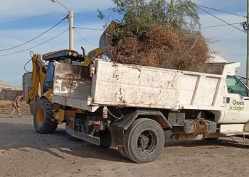 CHOELE CHOEL: El operativo limpieza llegó al barrio Villa Unión