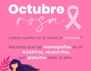 Tornquist promueve actividades por Octubre Rosa para prevenir el cáncer de mama y cuello uterino