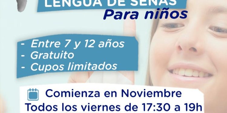 TORNQUIST: Inicia en noviembre un Taller de Lengua de Señas para niños Impulsado por la Secretaría de Salud de Tornquist Municipio, en noviembre dará comienzo un Taller de Lengua de Señas para niños y niñas de 7 a 12 años.