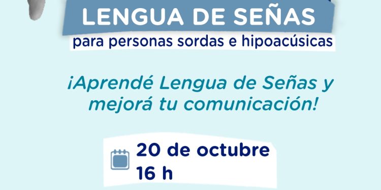 TORNQUIST: Se dictará una charla sobre Lengua de Señas  Impulsado por la Secretaría de Salud de Tornquist Municipio, el lunes 20 de octubre a las 16 h se dará una charla informativa de Lengua de Señas abierta a la comunidad, y dirigida especialmente a personas sordas e hipoacúsicas que buscan mejorar su comunicación.