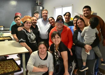 CHIMPAY: Weretilneck inauguró obras en el Polideportivo Municipal