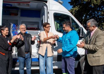 TORNQUIST: El distrito recibió una nueva ambulancia y equipamiento informático para el Hospital Municipal