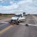 Accidente de tránsito en la ruta nacional 22 a la altura de la localidad de Darwin