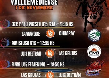 LAMARQUE:  Fin de semana a puro básquet en el Polideportivo