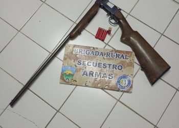 POMONA: En un operativo secuestran arma de fuego sin documentación