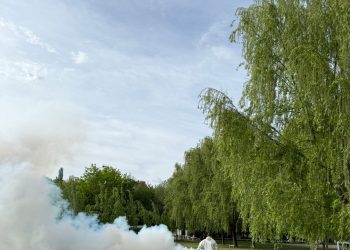 CHOELE CHOEL: Choele puso en marcha el plan de fumigación urbana para combatir los mosquitos