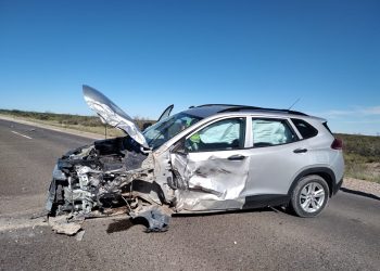Un Bahiense accidentado en la Ruta Nacional 22