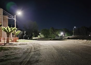 CHOELE CHOEL: Choele  avanza con el plan 100% LED: el recambio de luminarias llegó al barrio Don Bosco