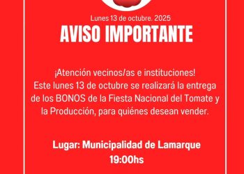 LAMARQUE: Entrega de bonos para vendedores