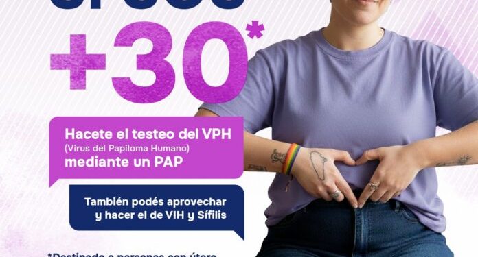 BAHIA BLANCA: Elegí saber «semana de testeo integral en salud sexual»  Del 27 al 31 de octubre, se realizarán testeos de VPH (Virus del Papiloma Humano) mediante un PAP, a personas mayores de 30 años con útero.