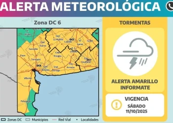 BAHIA BLANCA: Triple alerta amarilla para el fin de semana