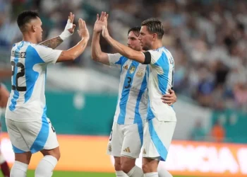 La Selección Argentina venció 1-0 a Venezuela en Miami