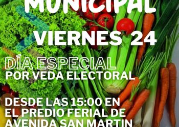 CHOELE CHOEL: Por la veda electoral, la Feria de Productores se adelanta al viernes