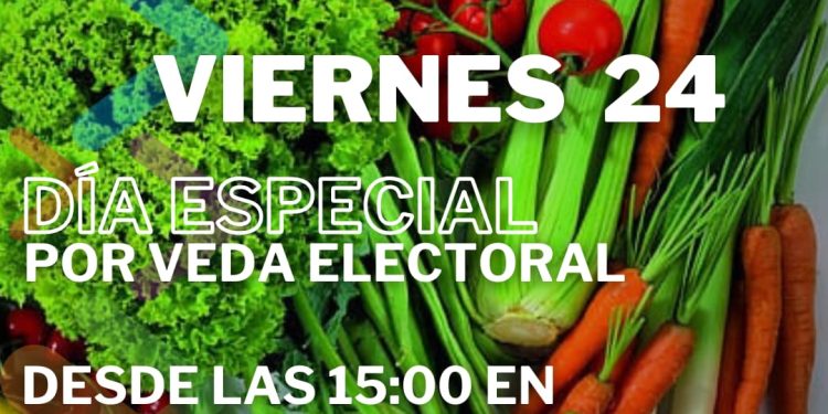 CHOELE CHOEL: Por la veda electoral, la Feria de Productores se adelanta al viernes