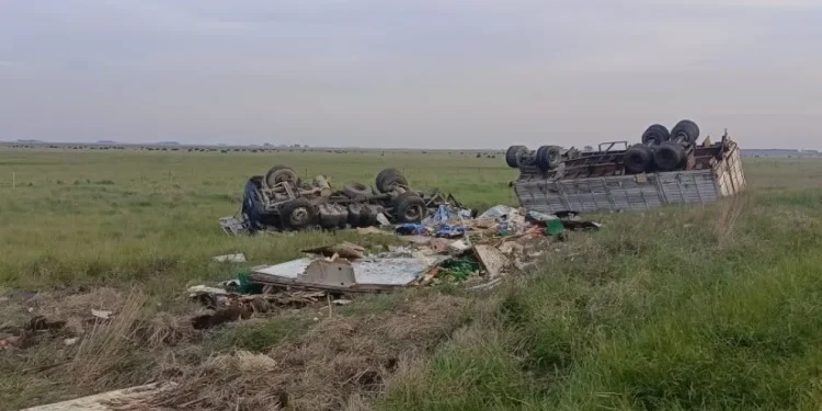 RUTA 51: Falleció un camionero al chocar con una camioneta