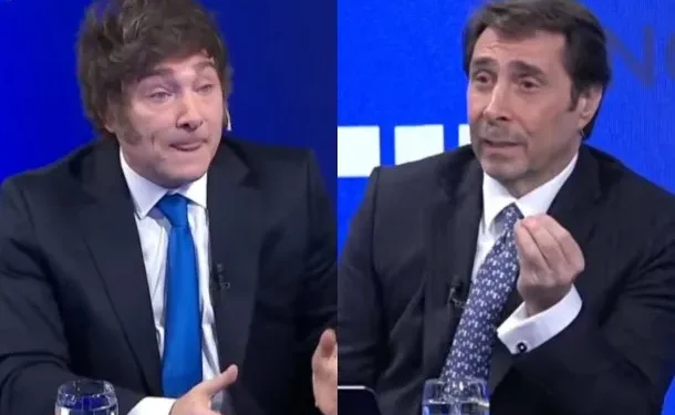 Javier Milei, nervioso con Eduardo Feinmann al no poder explicar cómo «ponerle plata a la gente» El Presidente se mostró visiblemente incómodo cuando el periodista le preguntó por qué el 80% de los argentinos no llegan a fin de mes.
