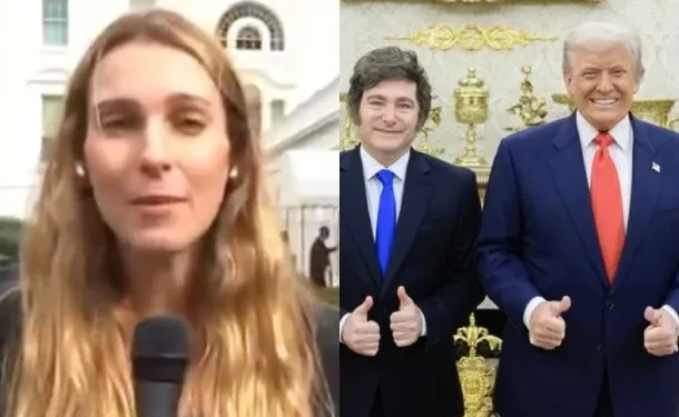 Periodista que consultó a Donald Trump sobre las elecciones desmiente la versión libertaria: «Clarísimo»  La cronista que le hizo la pregunta al republicano sobre la ayuda a la Argentina aclaró que "específicamente" le preguntó por las elecciones legislativas.