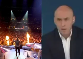 Atónitos: hasta a Luis Majul y Esteban Trebucq les pareció mucho el show musical de Javier Milei