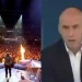 Atónitos: hasta a Luis Majul y Esteban Trebucq les pareció mucho el show musical de Javier Milei