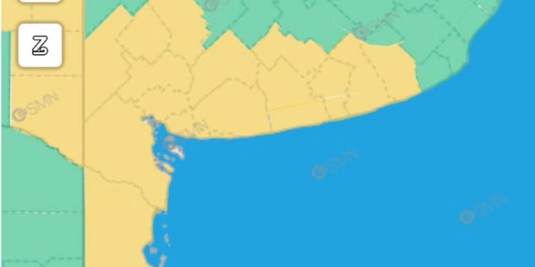 BAHIA BLANCA Y LA REGION: Alerta amarillo por fuertes vientos  “Hacia el final de la madrugada y la tarde del viernes 3 se prevé un incremento del viento del sector norte sobre gran parte del oeste y sur de la provincia, con mayor intensidad en el sudoeste sobre municipios cercanos a la costa”.