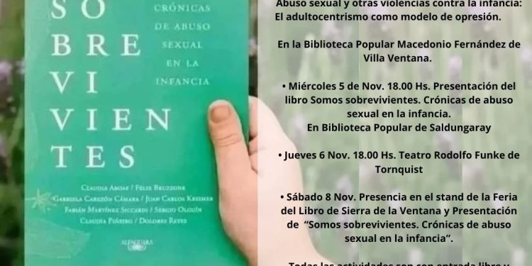 VILLA VENTANA: Charla sobre derechos de la infancia en la Biblioteca Macedonio Fernández  Este martes 4 de noviembre en Villa Ventana.