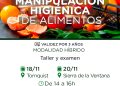 TORNQUIST: El municipio lanzó un nuevo Taller de Manipulación Higiénica de Alimentos