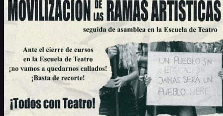 BAHIA BLANCA: Asamblea por Ciudad de las Artes convoca MOVILIZACIÓN DE LAS RAMAS ARTÍSTICAS