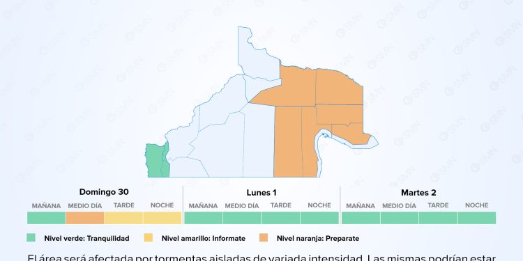 CHOELE CHOEL: ALERTA NARANJA POR TORMENTAS Domingo 30 de noviembre  ZONAS AFECTADAS Avellaneda - Pichi Mahuida - Conesa - Meseta de Adolfo Alsina - Meseta de San Antonio - Valcheta